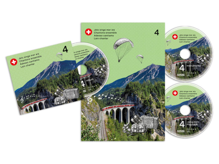Liederbuch und CD - Jetz singe mer eis - Band 4